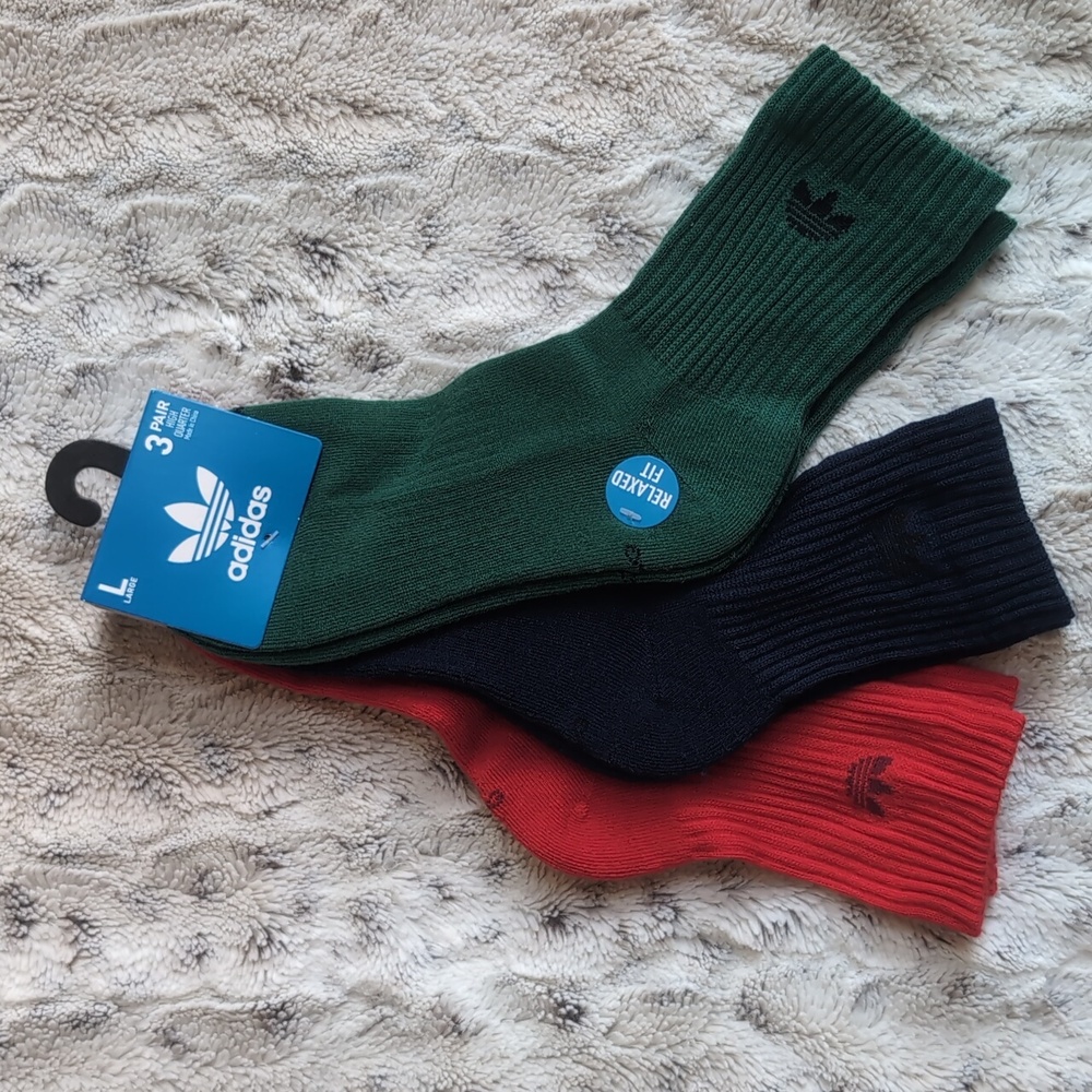 adidas High Quarter Socks 3 Pairs